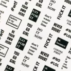 Körömmatrica - Script - Perfect Nails