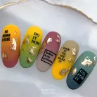 Körömmatrica - 3D Quotes - Perfect Nails