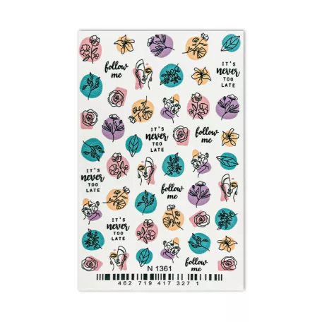 Körömmatrica - Art Is Everything - Perfect Nails