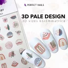 Körömmatrica - 3D Pale Design - Perfect Nails