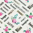 Körömmatrica - Lovely Words - Perfect Nails