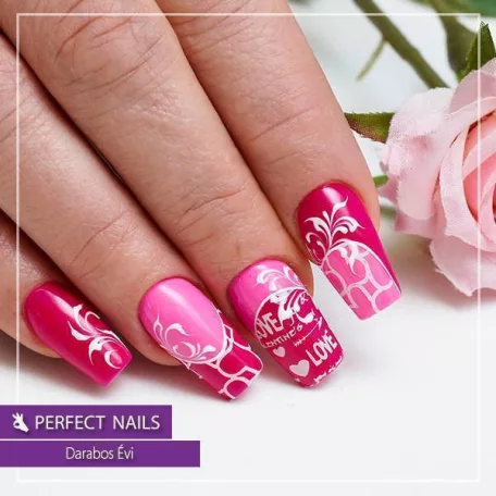 Körömnyomda Lemez - Love - Perfect Nails