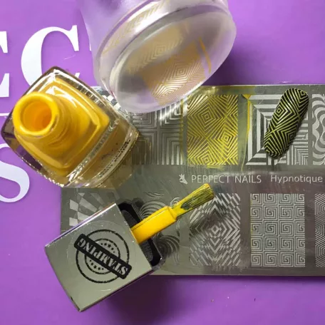 Körömnyomda lakk #006 - Sárga 7m - Perfect Nails