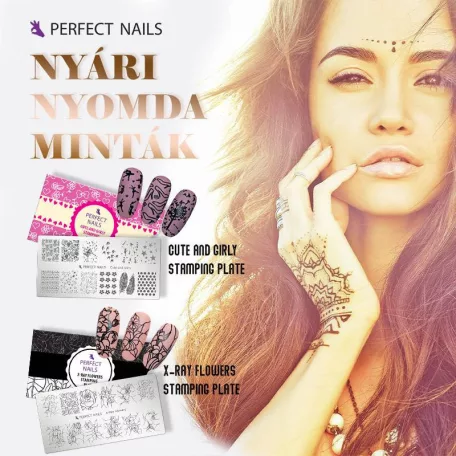 Körömnyomda Lemez - Cute & Girly - Perfect Nails