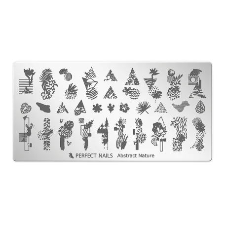 Körömnyomda Lemez - Abstract Nature - Perfect Nails