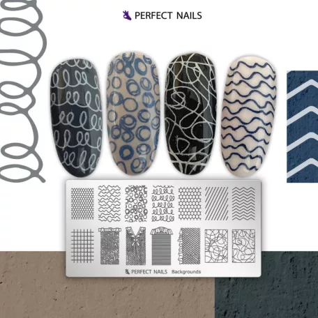 Körömnyomda Lemez - Backgrounds - Perfect Nails
