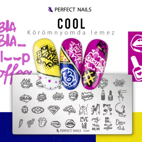 Körömnyomda Lemez - Cool - Perfect Nails
