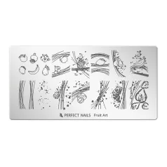 Körömnyomda Lemez - Fruit Art - Perfect Nails