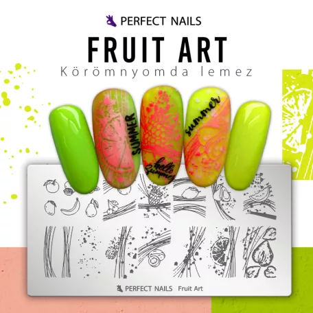 Körömnyomda Lemez - Fruit Art - Perfect Nails