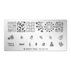 Körömnyomda lemez - Fun Fun Fun - Perfect Nails