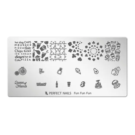 Körömnyomda lemez - Fun Fun Fun - Perfect Nails