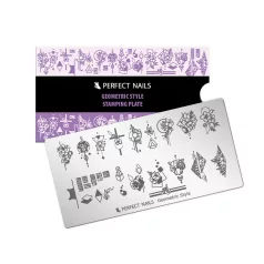 Körömnyomda Lemez - Geometric Style - Perfect Nails