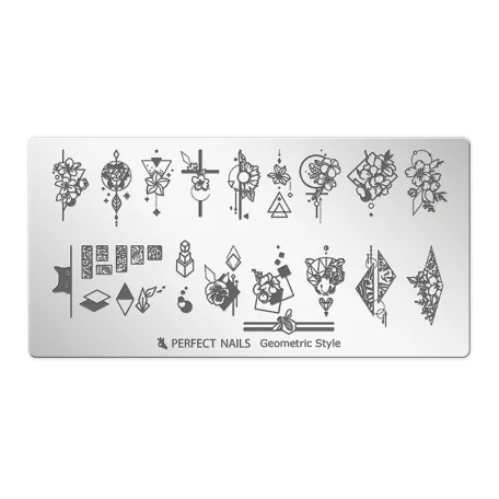 Körömnyomda Lemez - Geometric Style - Perfect Nails