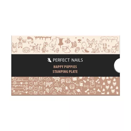 Körömnyomda Lemez - Happy Puppies - Perfect Nails