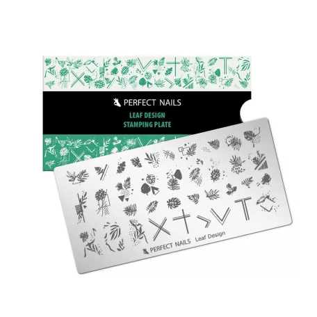 Körömnyomda Lemez - Leaf Design - Perfect Nails