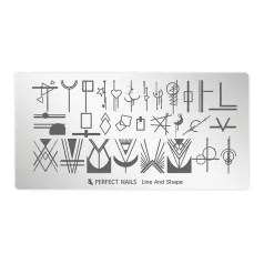 Körömnyomda Lemez - Line & Shape - Perfect Nails