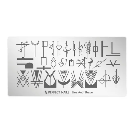 Körömnyomda Lemez - Line & Shape - Perfect Nails