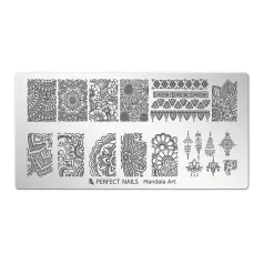 Körömnyomda Lemez - Mandala Art - Perfect Nails