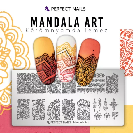 Körömnyomda Lemez - Mandala Art - Perfect Nails