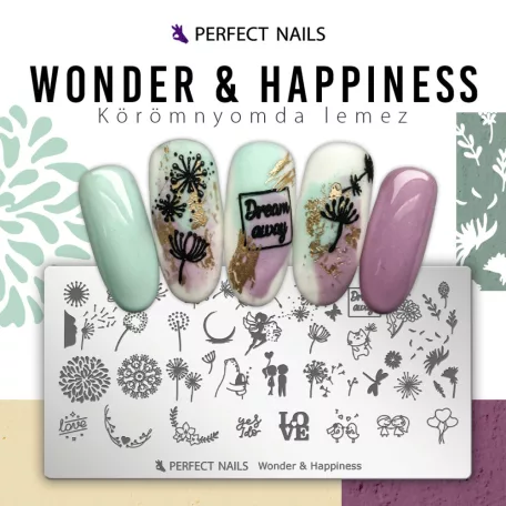 Körömnyomda Lemez - Wonder & Happiness - Perfect Nails