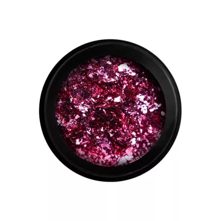 Metal Chrome Flakes - Körömdíszítő pehely - rózsaszín (Sugar Baby) - Perfect Nails