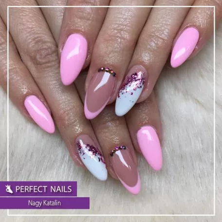 Metal Chrome Flakes - Körömdíszítő pehely - rózsaszín (Sugar Baby) - Perfect Nails