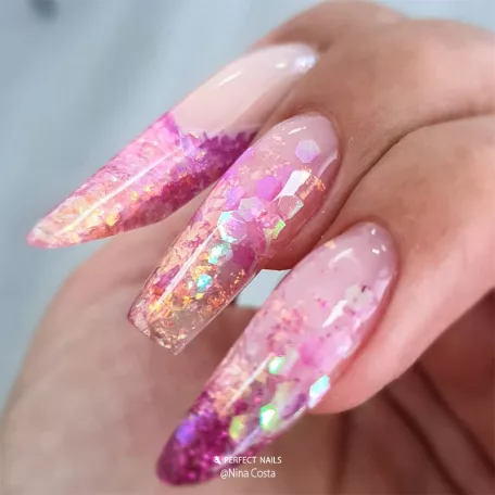 Color Magic Flakes - Körömdíszítő pehely - Corall - Perfect Nails