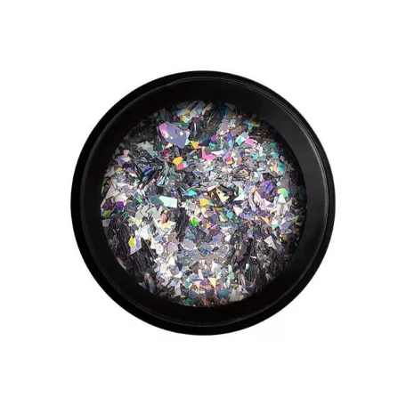 Wonder Flakes - Körömdíszítő pehely - Ezüst - Perfect Nails