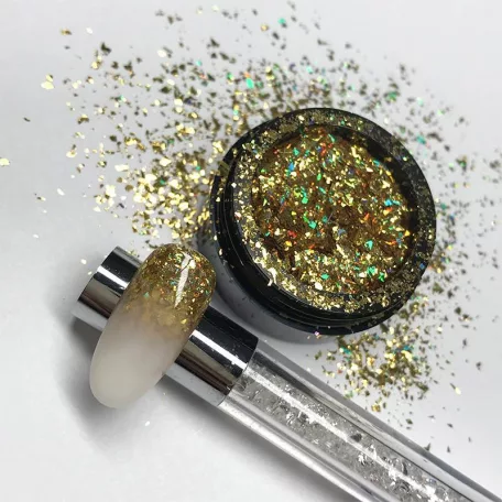 Wonder Flakes - Körömdíszítő pehely - Arany - Perfect Nails