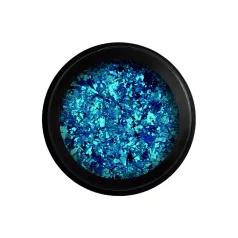   Metal Chrome Flakes - Körömdíszítő Pehely - Kék - Perfect Nails