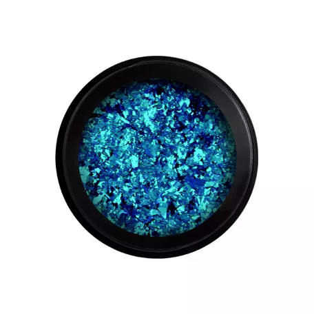 Metal Chrome Flakes - Körömdíszítő Pehely - Kék - Perfect Nails