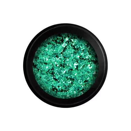 Metal Chrome Flakes - Körömdíszítő Pehely - Zöld - Perfect Nails