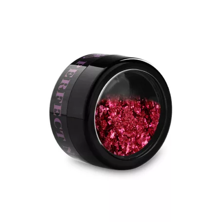 Metal Chrome Flakes - Körömdíszítő Pehely - Piros - Perfect Nails