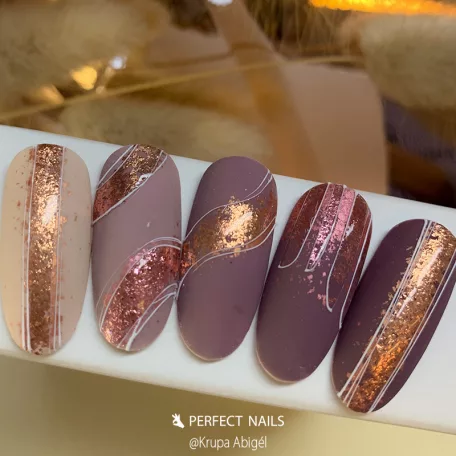 Metal Chrome Flakes - Körömdíszítő Pehely - Rózsaszín - Perfect Nails
