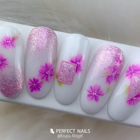 Metal Chrome Flakes - Körömdíszítő Pehely - Rózsaszín - Perfect Nails