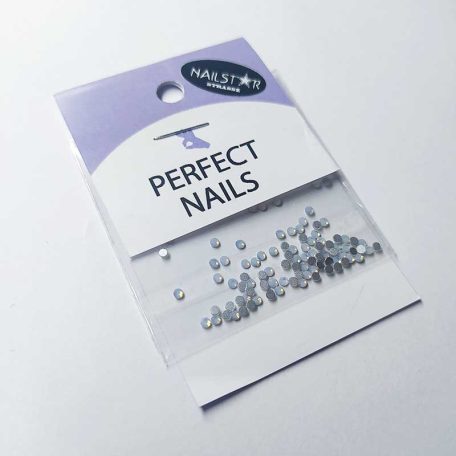 NailStar Strasszkő SS3 - White Opal - 100db - Perfect Nails