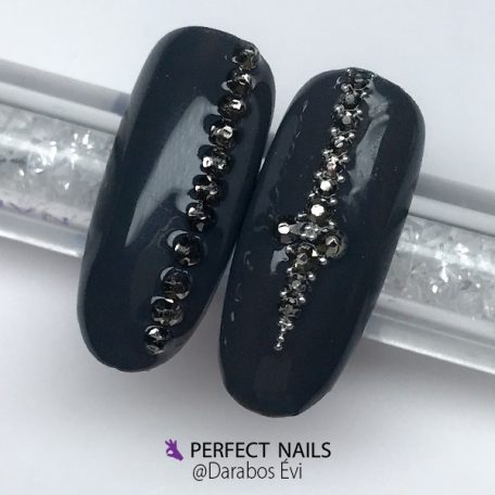 Nailstar strasszkő SS5 - Mineral Grey 100db - Perfect Nails