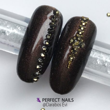 Nailstar strasszkő SS3 - Mineral Golden 20db - Perfect Nails