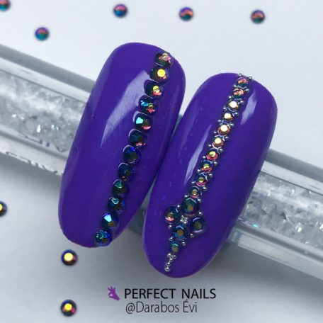 Nailstar strasszkő SS5 - Dark Purple AB 20db - Perfect Nails