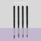 Porcelán Polygel Műkörömépítő Ecset - Wood Acryl - Advanced #6 - Perfect Nails