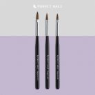 Porcelán Polygel Műkörömépítő Ecset - Wood Acryl - Regular #6 - Perfect Nails