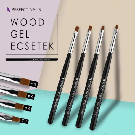 Műkörömépítő Ecset Zselé - Wood Gel #2 - Perfect Nails