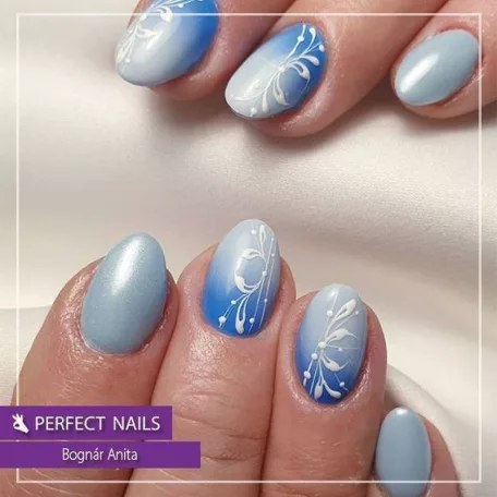 Chrome Powder - Körömdíszítő Krómpor - Fehér - Perfect Nails