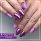 Chrome Powder - Körömdíszítő Krómpor - Lila - Perfect Nails