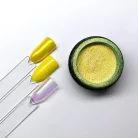 Chrome Powder - Körömdíszítő Fátyol Krómpor - Pasztell Citrom - Perfect Nails