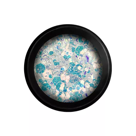 Körömdíszítő Glitter - Multisize - Miracle #2 - Perfect Nails