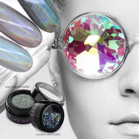 Holo Chrome Powder - Körömdíszítő Krómpor - Silver - Perfect Nails