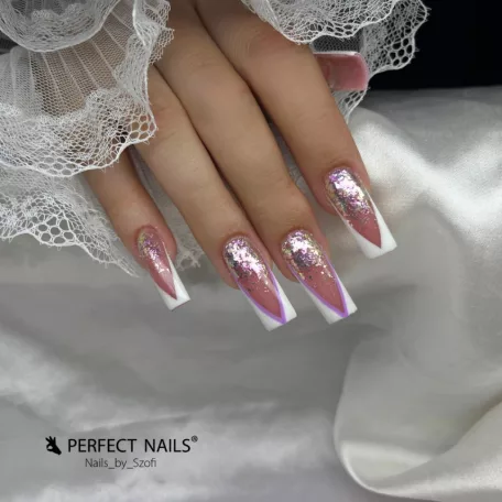 Light Flakes Körömdíszítő Pehely - White Crystal - Perfect Nails