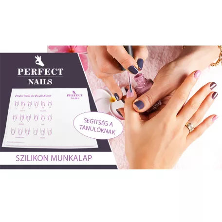 Műkörmös szilikon munkalap - clear - Perfect Nails