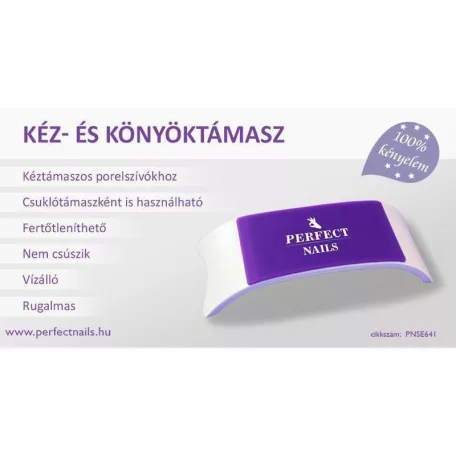 Műkörmös kéz- és könyöktámasz - Perfect Nails